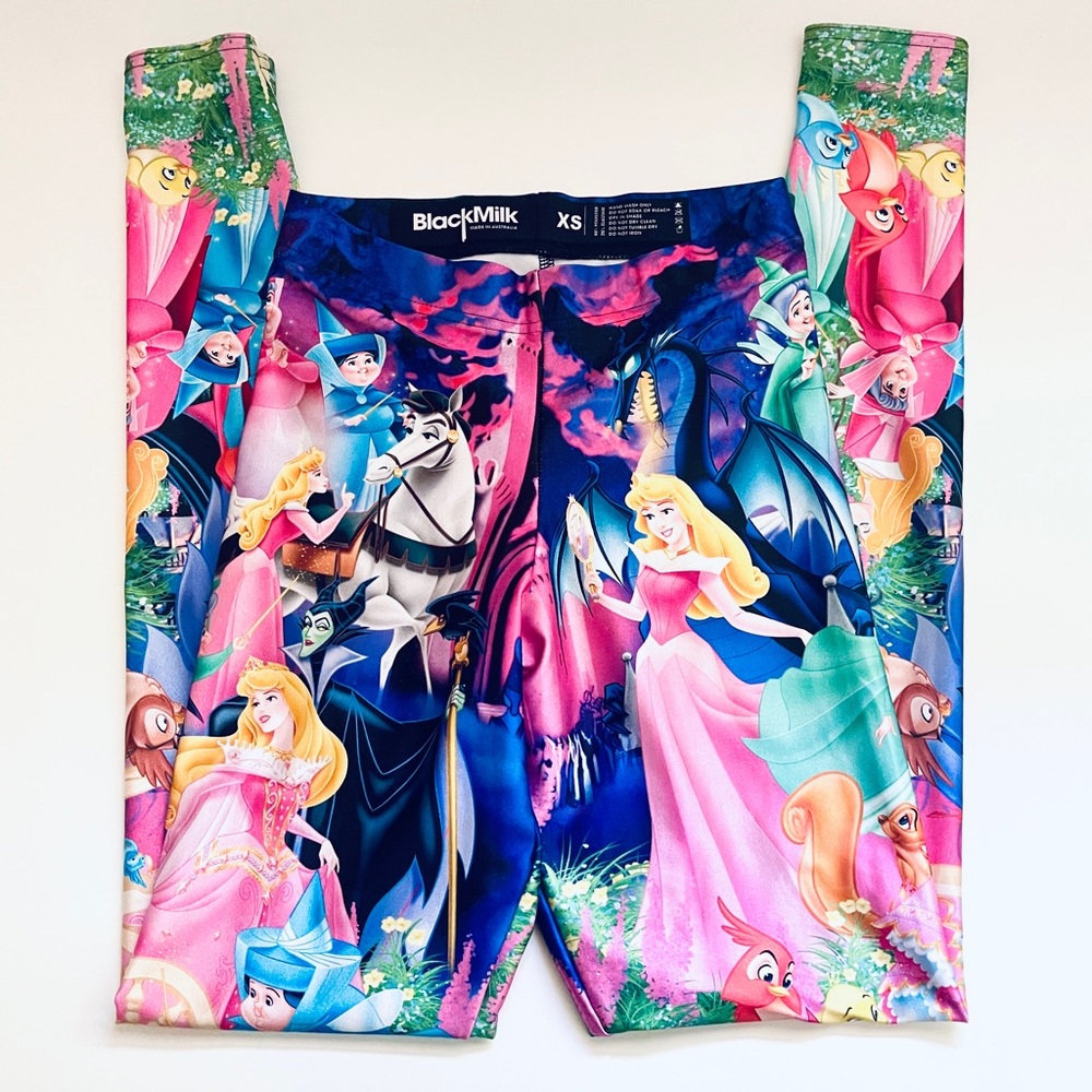 blackmilk sleeping beauty disney leggings
